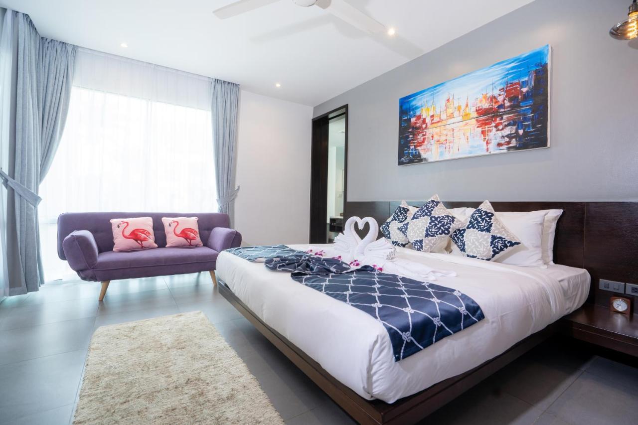 Karon Sea View Beach Apartment Exterior foto